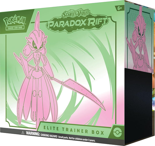 Pokemon TCG Scarlet & Violet: Paradox Rift Iron Leaves Elite Trainer Box