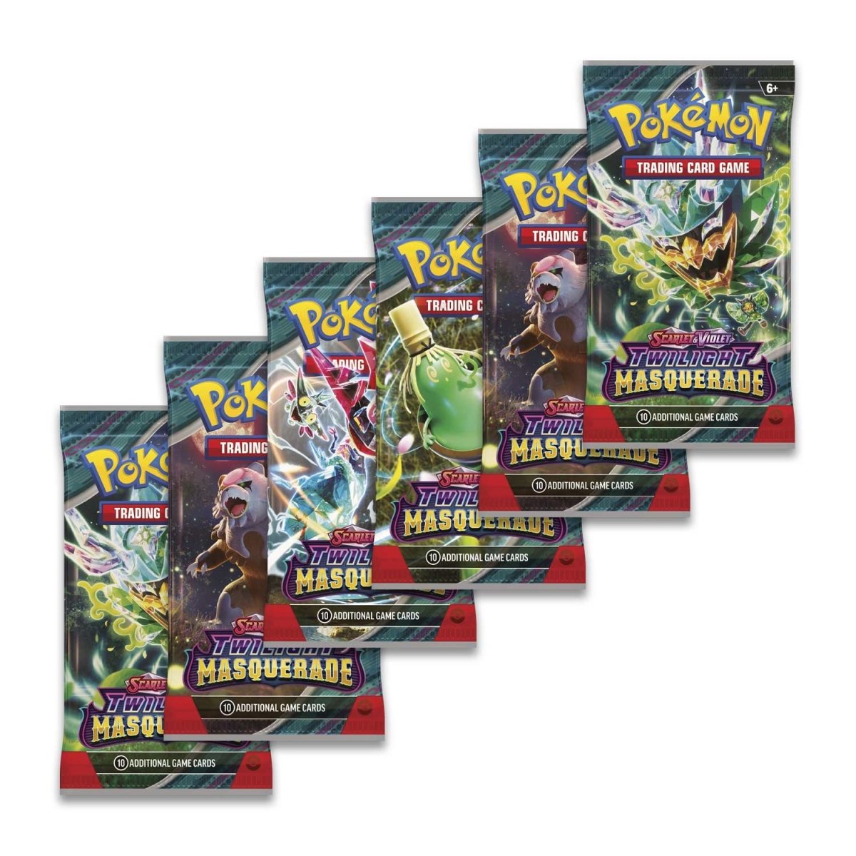 Pokemon TCG Scarlet & Violet: Twilight Masquerade Booster Bundle (6 boosters)