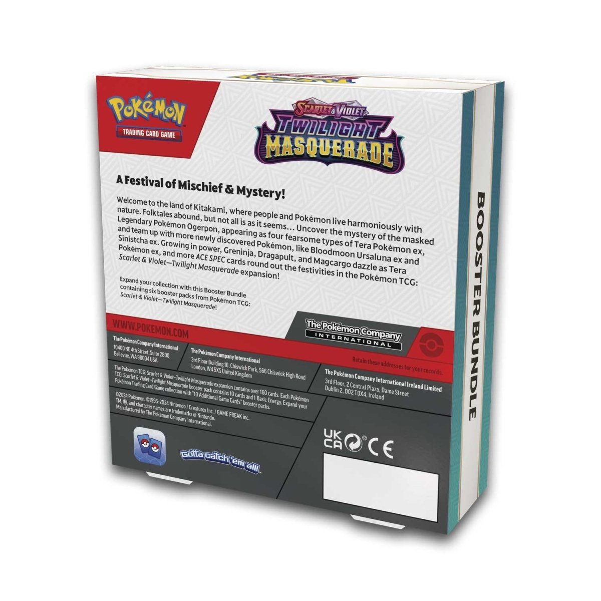 Pokemon TCG Scarlet & Violet: Twilight Masquerade Booster Bundle (6 boosters)